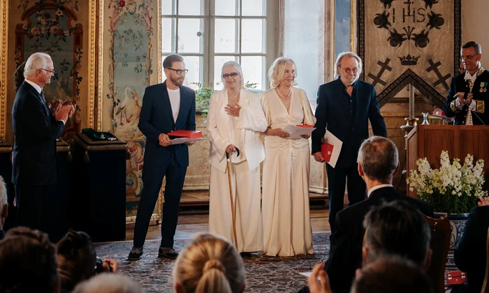 ABBA  ABBA au fost decorati de Regele Suediei   Foto Clement Morin, Casa Regală suedeză (2) jpg