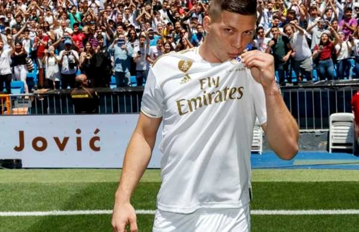 Luka Jovic, jucător legitimat la Real Madrid FOTO Arhivă personală/Facebook