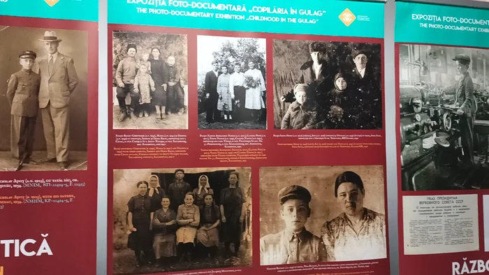 Expoziția Copilăria în Gulag la Vâlcea cu victimele rusificării din Basarabia Foto Daciana Stoica