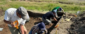 Cercetare arheologică în Punctul „Islaz”, comuna Movilița (© Mădălina Stănescu / Muzeului Vrancei)