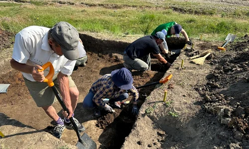 Cercetare arheologică în Punctul „Islaz”, comuna Movilița (© Mădălina Stănescu / Muzeului Vrancei)