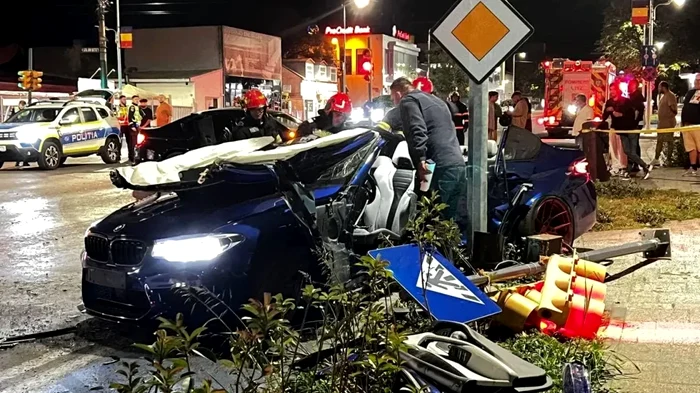 Accident în Constanța FOTO: Facebook