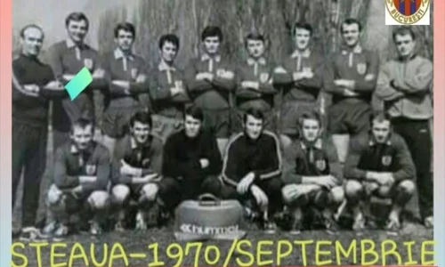 La cei 1,95 m ai săi, Ștefan Birtalan era cel mai înalt din echipa Stelei din 1970 jpeg