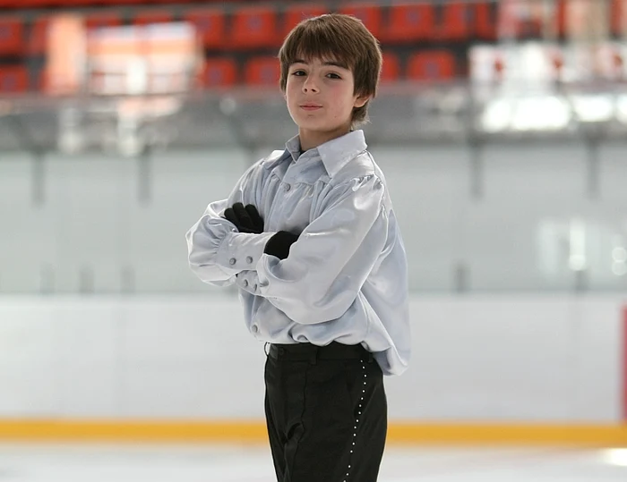 Cătălin Dimtrescu este campion naţional la patinaj artistic, foto: Bogdan Crăciun