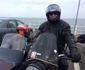 Mircea Panaitescu motociclist la 90 ani şi Margareta Moraru din Constanţa cu motocicleta Ural 750 cu ataş Foto Sînziana Ionescu