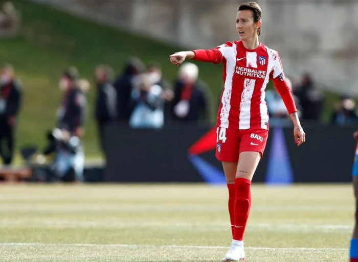 Fotbalista spaniolă a revenit pe teren la Atletico Madrid (FOTO: Profimedia)