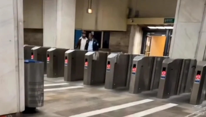 Agresiunea a avut loc la metrou FOTO: captură video