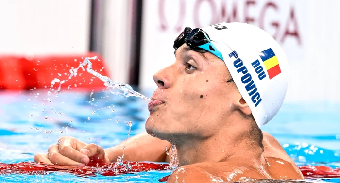 David Popovici poate aduce României prima medalie la Jocurile Olimpice. Foto Profimedia