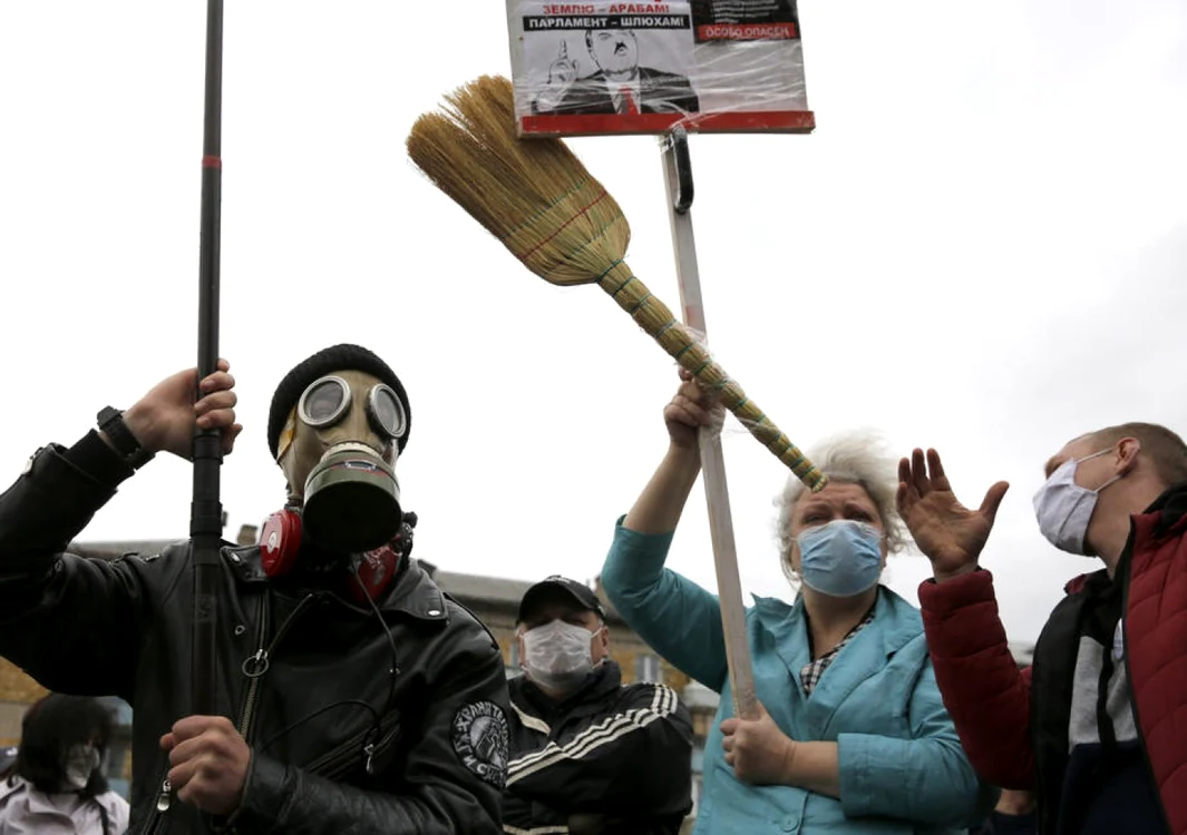 Manifestaţie anti-Lukaşenko la Minsk FOTO EPA-EFE
