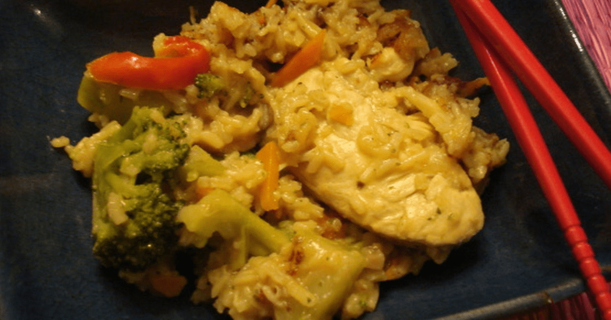 Orez oriental cu pui