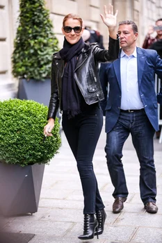 Semi Exclusif   Céline Dion de retour à son hôtel après une séance photo avec le photographe Gilles Bensimon jpeg