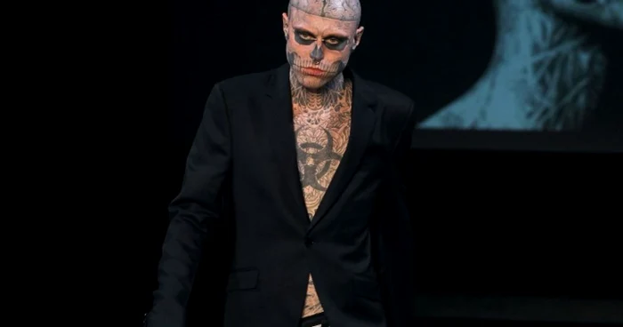 Zombie Boy a devenit celebru odată cu apariţia în videoclipul „Born This Way“ FOTO AFP