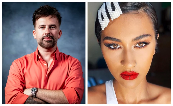 Florin Ristei, de mână cu o tânără misterioasă / FOTO: Colaj Facebook