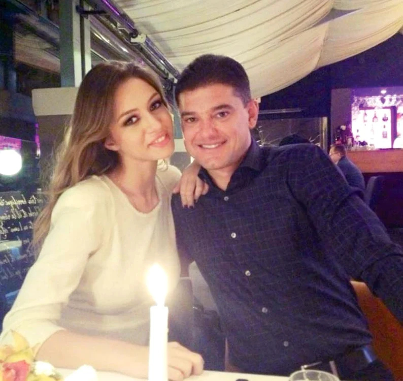 Cristi Boureanu, alături de iubita lui, Laura Dincă