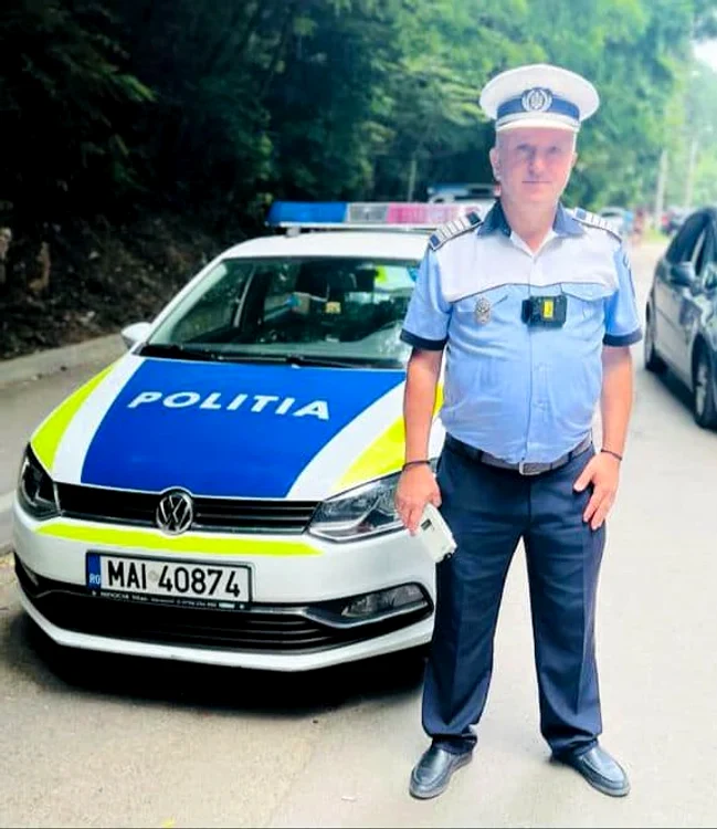 Polițistul a primit mai multe premii pentru performanțele sale / foto: Poliția Română