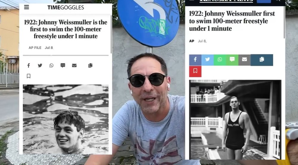 Dan Negru, pe strada Johhny Weissmuller din Timișoara: „Tarzan a plecat. Noi am rămas cu maimuțele” VIDEO
