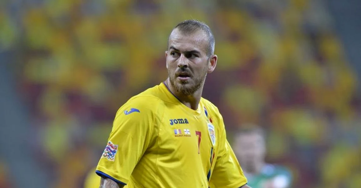 Denis Alibec, gura de tun a naționalei României . Foto Sportpictures