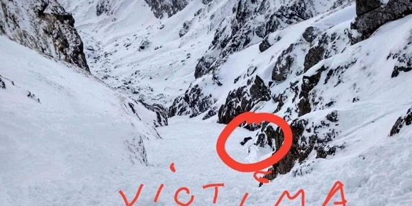 avalansa valea morarului sursa foto salvamont