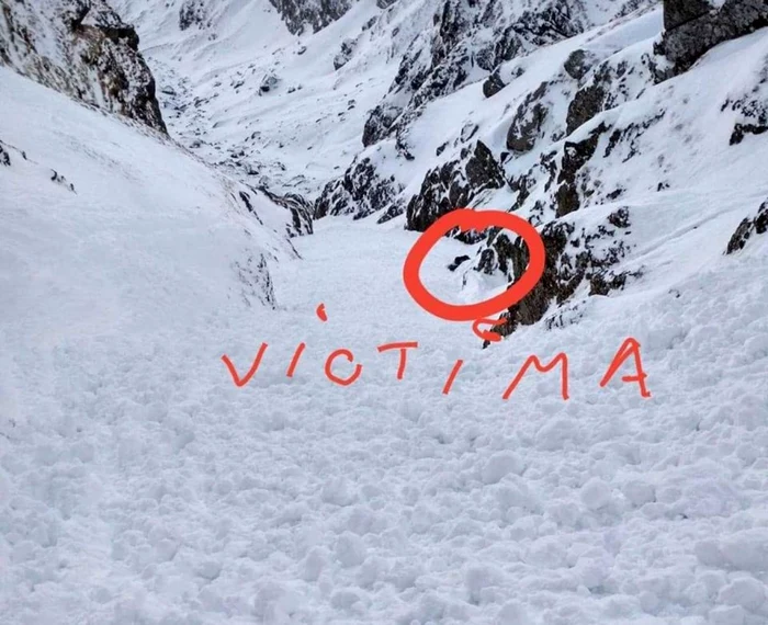 avalansa valea morarului sursa foto salvamont