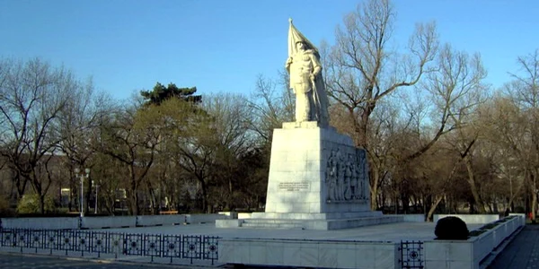 Monumentul din Parcul Central din Timişoara Foto