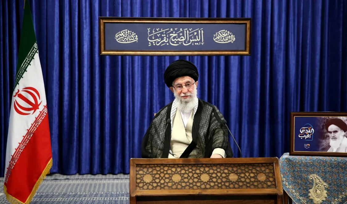 Liderul suprem iranian, ayatollahul Ali Khamenei FOTO: EPA EFE