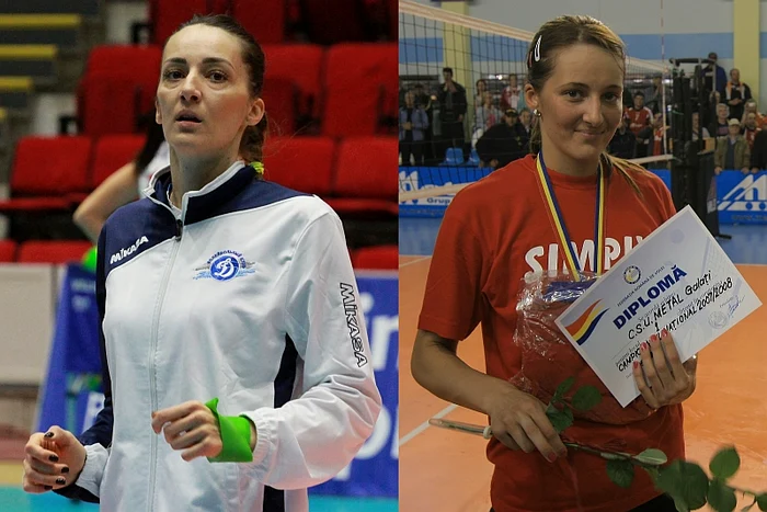 
    Maya în 2018, în tricoul lui Dinamo Moscova, și în 2008, pe când era campioană a României cu Metal Galați Foto: Marian Burlacu  