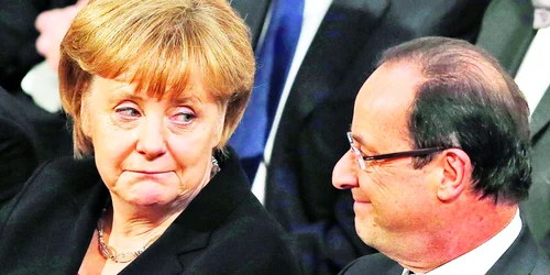 Angela Merkel şi Francois Hollande rămân principalii susţinători ai austerităţii. FOTO Reuters