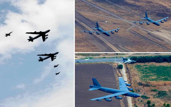 Bombardierele strategice americane. Foto: MAPN / Facebook