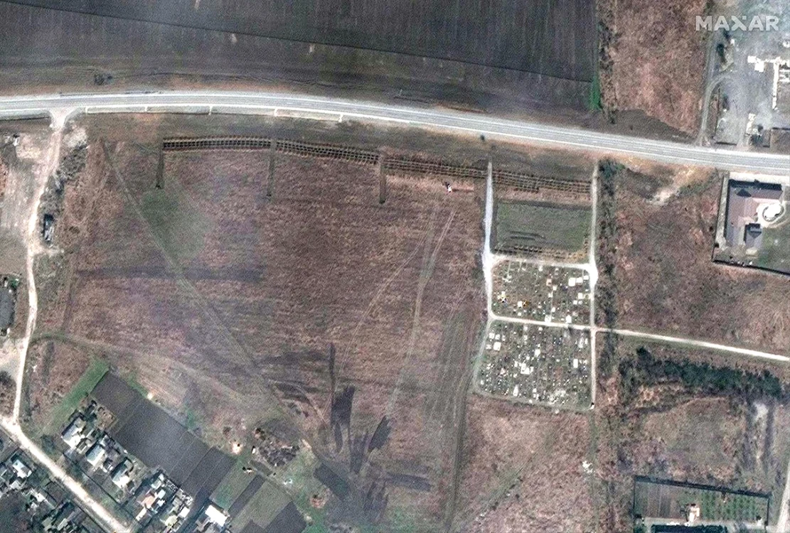 Imagini prin satelit surprinse pe 3 aprilie FOTO via CNN