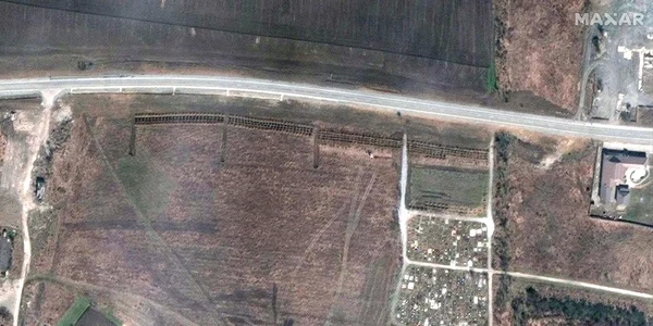 Imagini prin satelit surprinse pe 3 aprilie FOTO via CNN