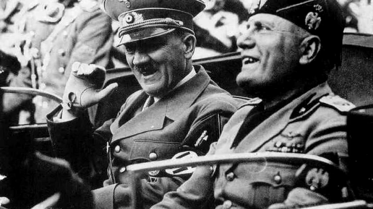 Hitler şi Mussolini în 1938   Doi dictatori văzuţi de un diplomat jpeg