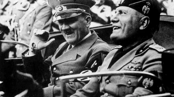 Hitler şi Mussolini în 1938   Doi dictatori văzuţi de un diplomat jpeg