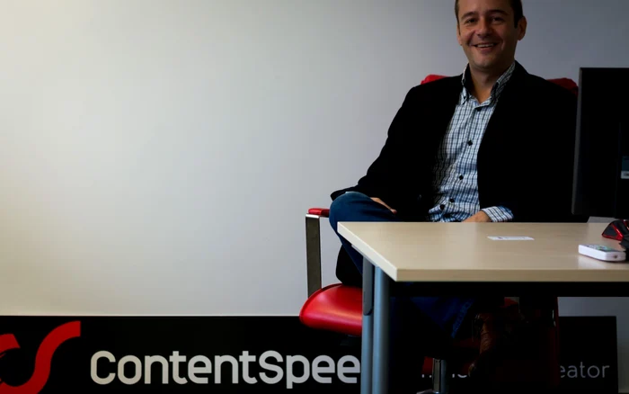 Radu Vîlceanu, director şi fondator ContentSpeed FOTO Răzvan Băltăreţu