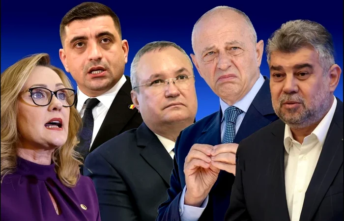 Marcel Ciolacu și Elena Lasconi sunt în turul II . foto: Adevarul