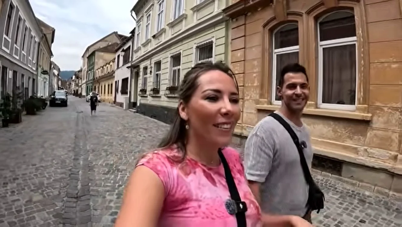 Justine și Nika au apreciat mult cele văzute în România. FOTO: Captură video