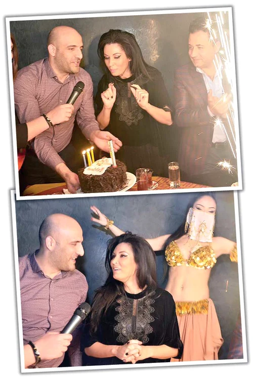 Echipa de la clinica unde s-a operat  Luciu a sărbătorit-o pe vedetă de  Moș Nicolae, cu ocazia onomasticii