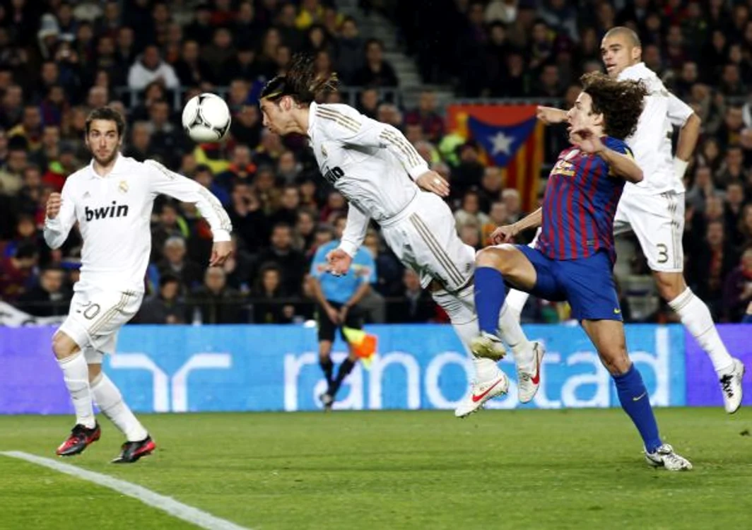 Imagine din derby-ul Real Madrid - Barcelona