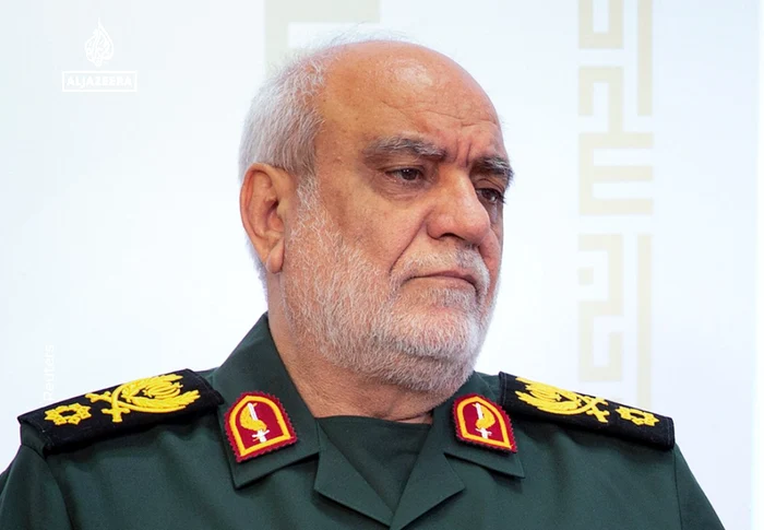 Liderul informaţiilor Gardienilor Revoluţiei, Majid Khademi. FOTO: X/@AJEnglish