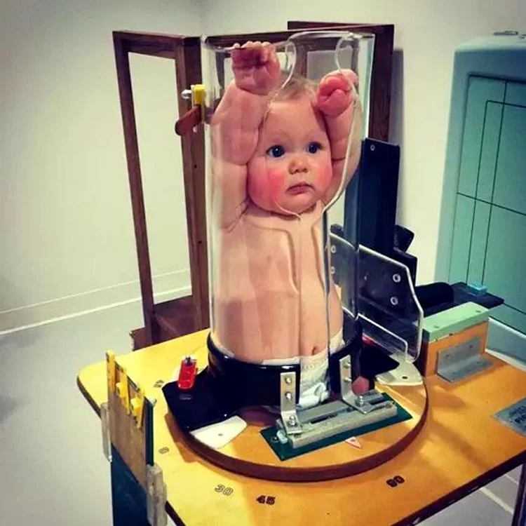 Bebelușul nu este torturat, ci trece printr-un control medical