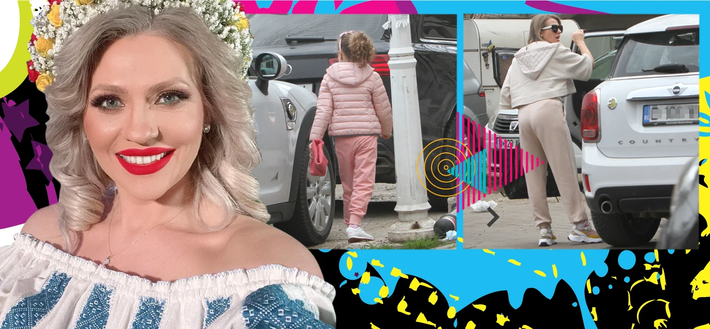 Mirela Vaida, cu fetița la locul de muncă! Foto: Click