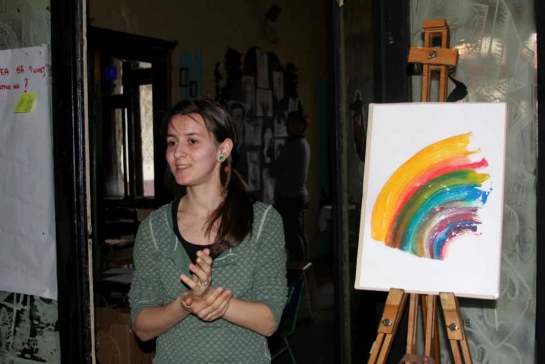 Laura Ungur a vorbit despre pictură