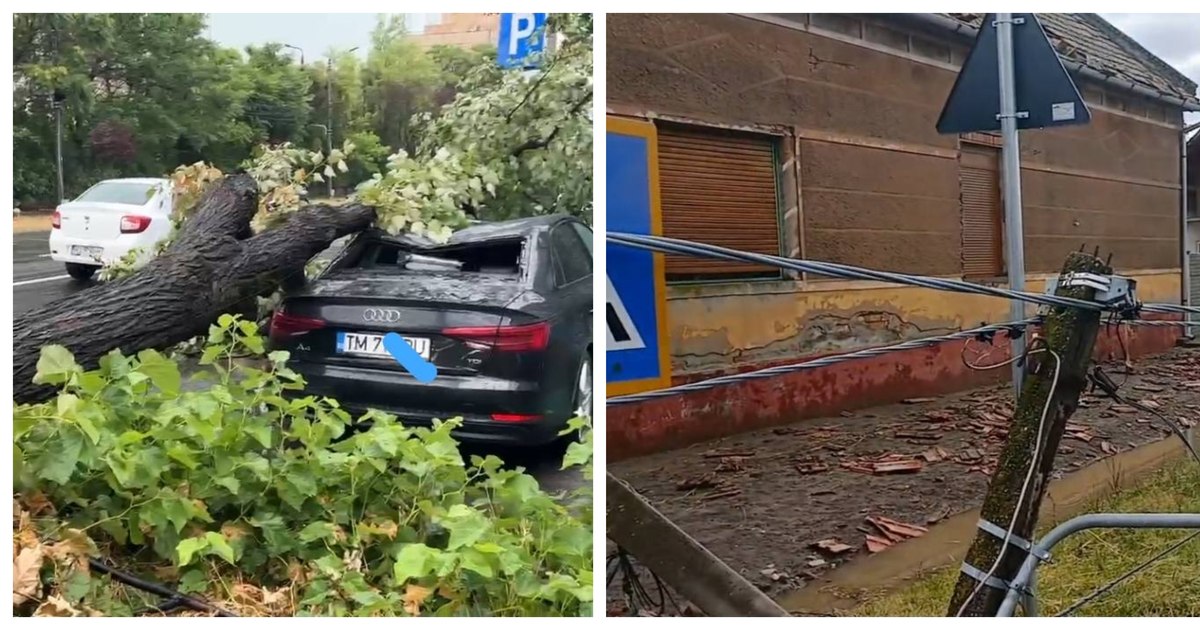 Panică în Timiș: Fetiță dispărută din cauza furtunii, băiețel rănit grav.