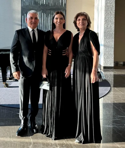 Simona Halep a venit însoțită de părinți FOTO: Instagram/Simona Halep