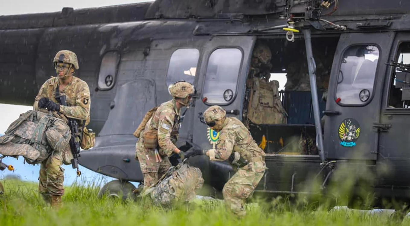 Militarii Diviziei 101 Aeropurtată SUA. FOTO: Facebook/101st Airbord Division