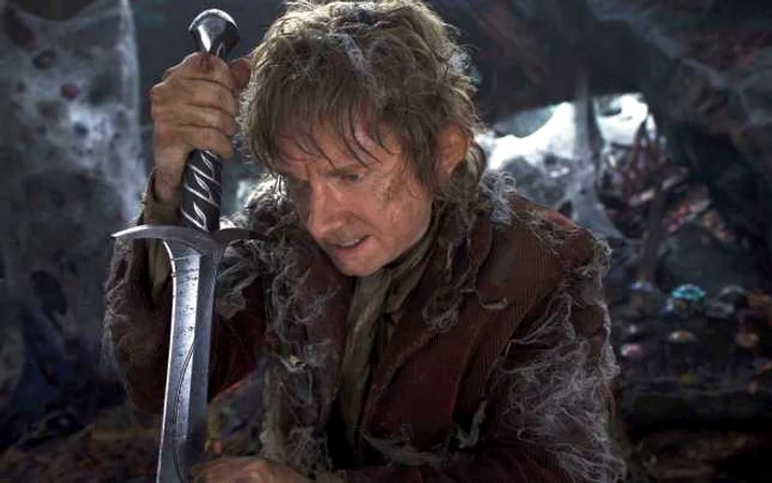 Martin Freeman este interpretul personajului principal, hobbitul Bilbo Baggins