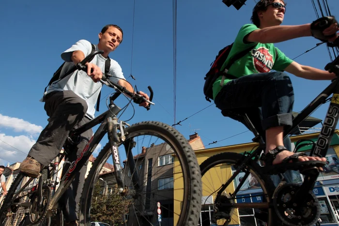 Poliţia, cu ochii pe biciclişti Foto:Arhivă Adevărul