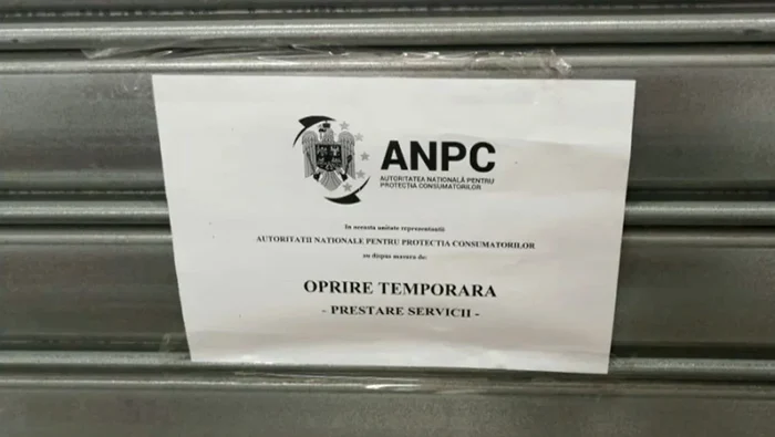 ANPC a închis temporar o cafenea din București/FOTO: Arhivă
