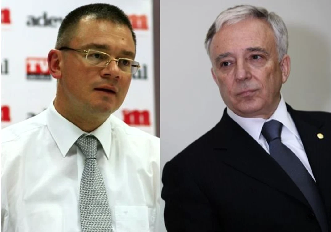 Premierul Mihai Răzvan Ungureanu şi guvernatorul BNR, Mugur Isărescu