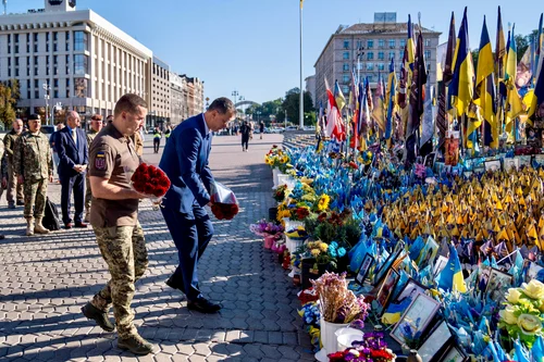 Ministrul Ionuț Moșteanu a publicat mai multe imagini de la Kiev / Sursa foto: Ionuț Moșteanu