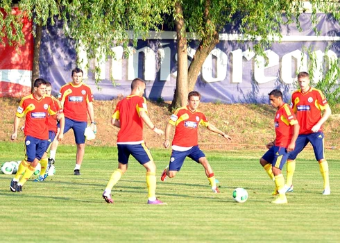 echipa nationala romania antrenament foto razvan pasarica